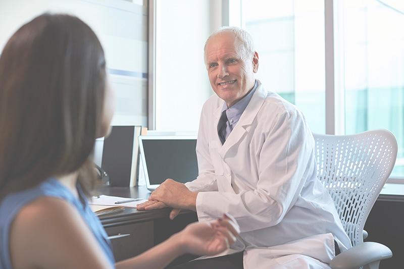 doctor meeting with patient